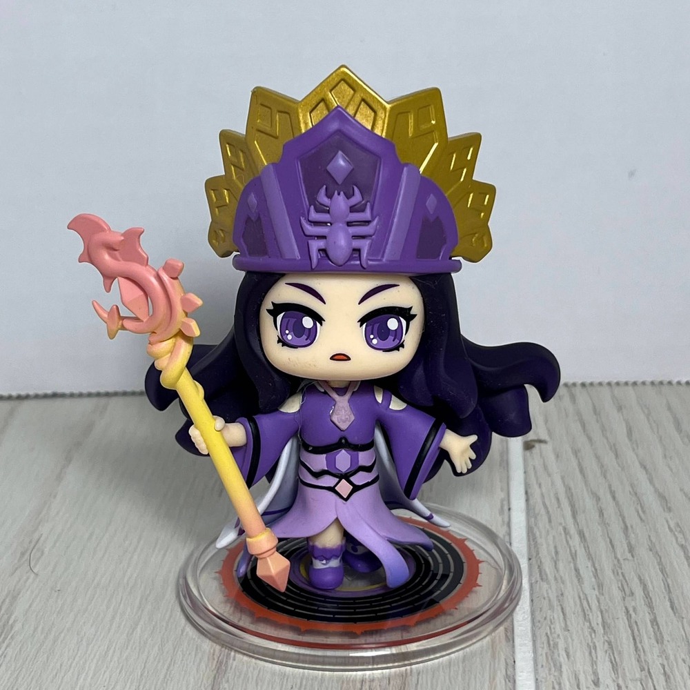 SMITE Bellona Enyo Skin Figure 4in Purple Gold Vinyl Collectible Toy